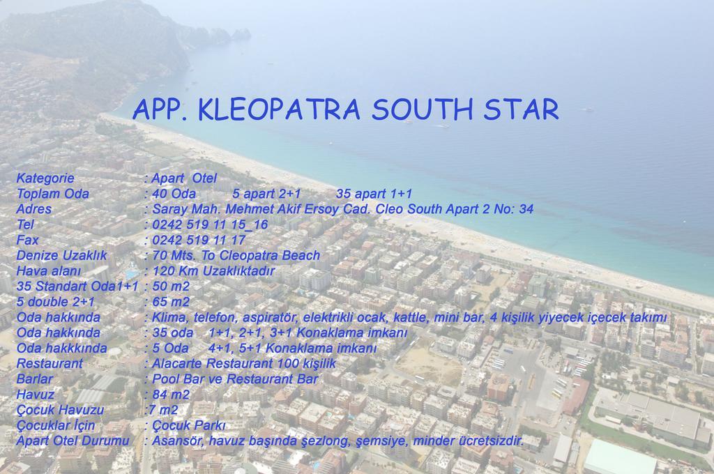 Kleopatra South Star Apart Alanya Exterior foto